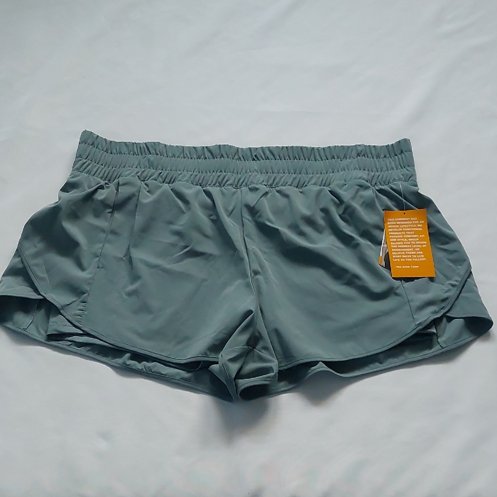 Avia Women's Green Athletic Shorts‎ plus  Size XXXL 22